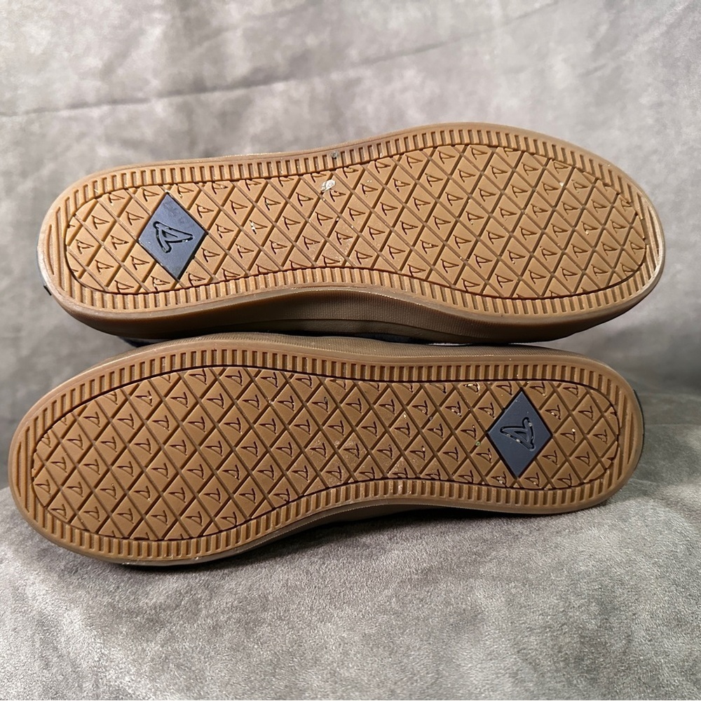 Sperry Womens Crest Vibe Plaid Wool Sneakers Navy Blue Size 7 - Picture 7 of 9